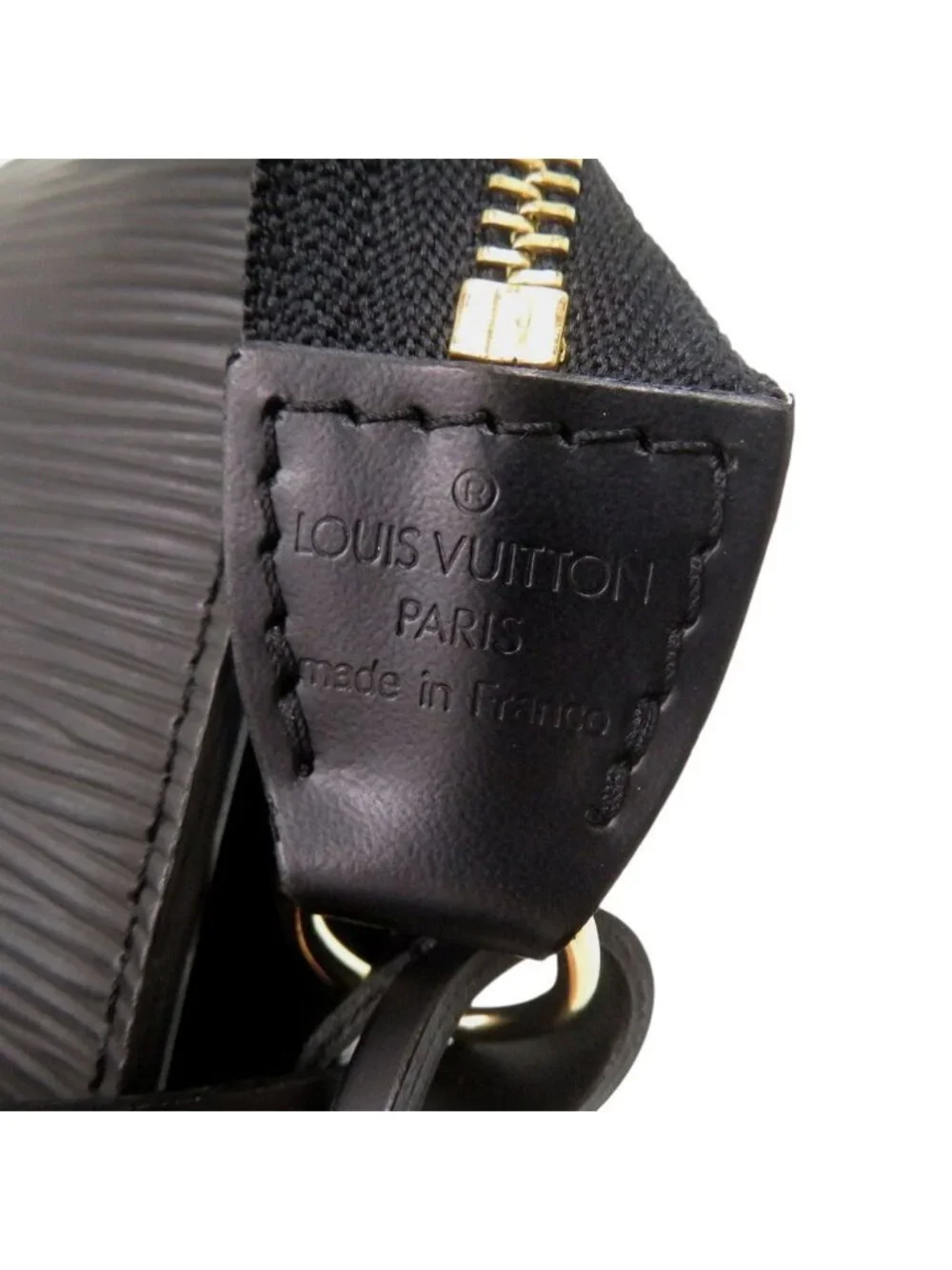 Louis Vuitton Pochette Soiru Epi Noir Pouch